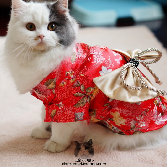 Dog-Product-Pet-National-Clothes-Pet-clothes-small-floral-Japanese-kimono-dress-big-bow-pet-cat (1)