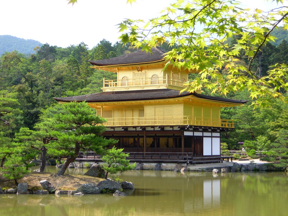 Summer_Temple_Of_The_Golden_Pavilion_Jap