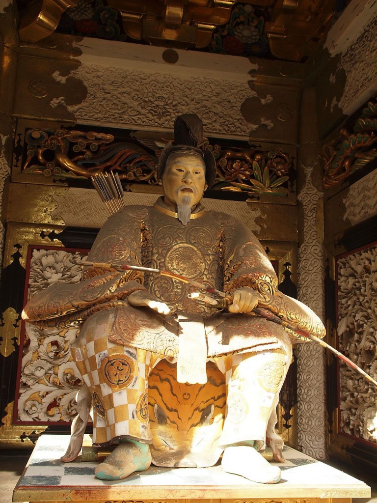00174_0012_Nikko Toshogu_A statue of Tokugawa Ieyasu in Nikko Toshogu_sub_pc