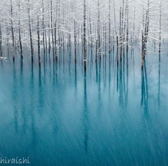 Vẻ đẹp kỳ diệu của Hồ Xanh tráng lệ ở Hokkaido – Nhật Bản