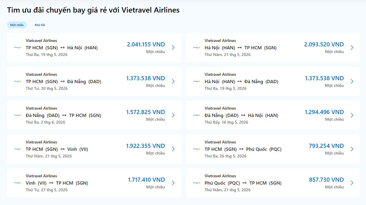 Những lưu ý khi đặt vé Vietravel Airlines mà bạn nên biết