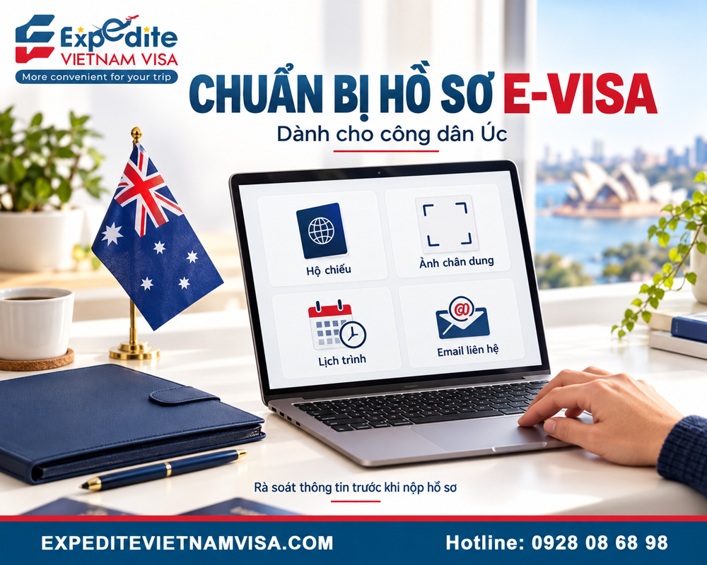 Dịch vụ visa Việt Nam cho công dân Úc cùng Expedite Vietnam Visa
